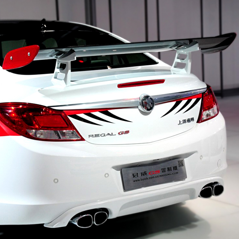 别克新君威gs车标 汽车个性改装车头盖贴 机盖立标 引擎盖标 汽车gs