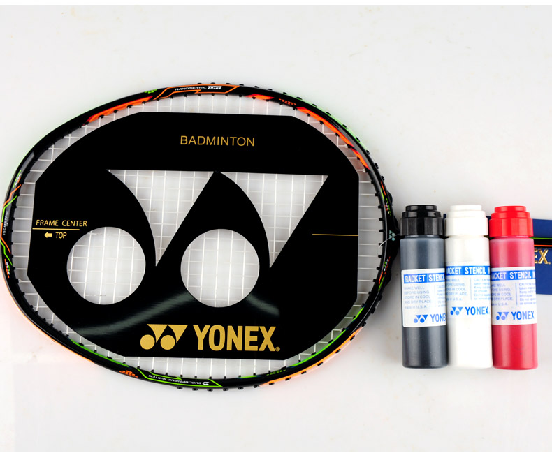 yonex尤尼克斯yyac414羽毛球拍网球拍logo板商标油墨黑色