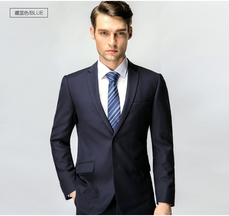 销售职业装正装青年 新郎结婚礼服 黑色平纹 其他西裤码数请咨询客服