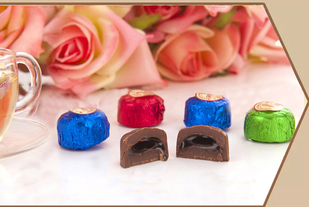 百诺benro百诺老上海酒心巧克力100克纸盒礼盒装可可脂酒心巧克力