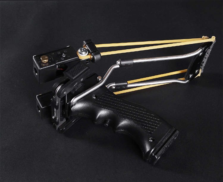 警弹弓犬钢户外成人竞技弹弓器珠弹枪带红外线激光弹弓打工具鸟军迷