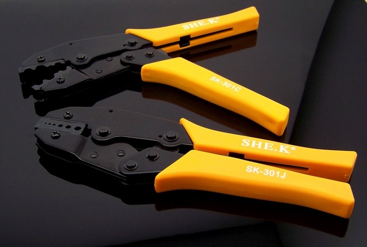 赛科225mm冷压钳 端子钳 省力棘轮式压接钳 棘轮压线钳 端子压接钳 sk