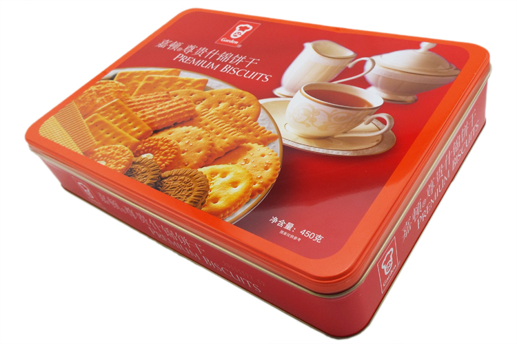 嘉顿 尊贵什锦饼干 450g 铁盒装 休闲办公零食 新年拜年回礼