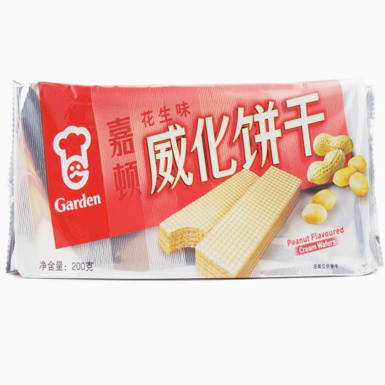 嘉顿 威化饼干 200g 袋装 多种口味可选 威化零食品 休闲零食 新年