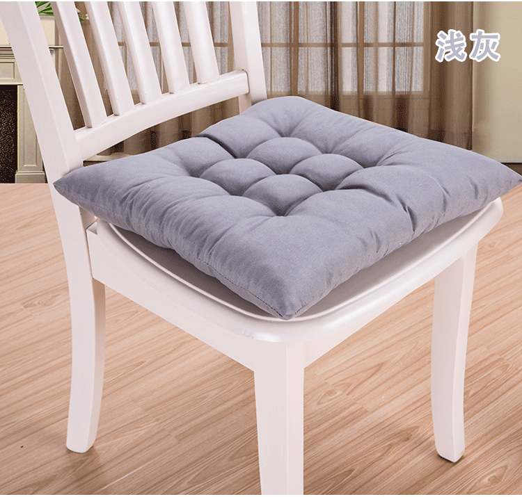华庭丽娜抱枕靠垫坐垫餐椅垫 深蓝 40cm*40cm