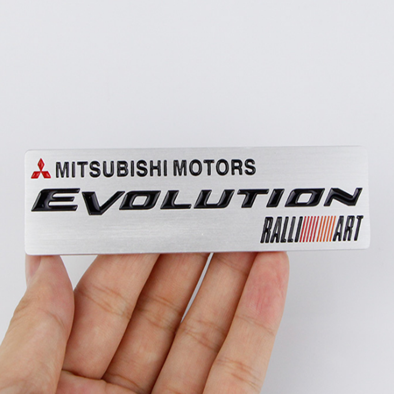 三菱蓝瑟欧蓝德菱帅翼神劲炫改装evo ralliart车标 mr车尾标拉丝车身
