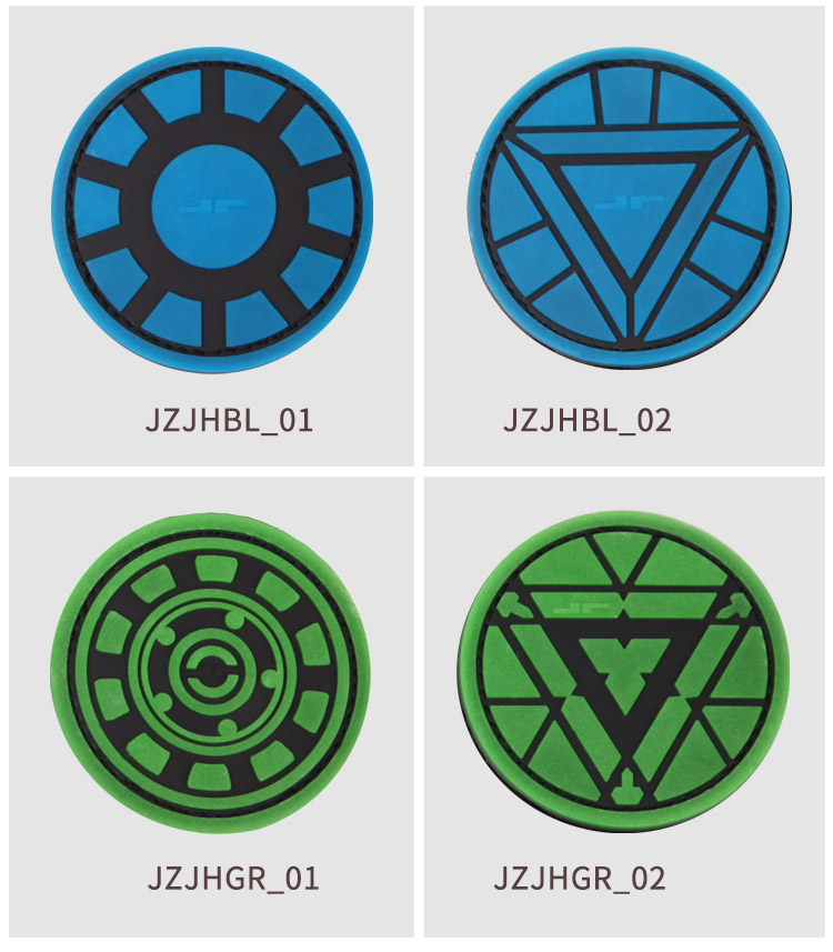 jimmy racing钢铁侠聚能环魔术徽章贴章夜光标 jzjhdgr_02三角形绿