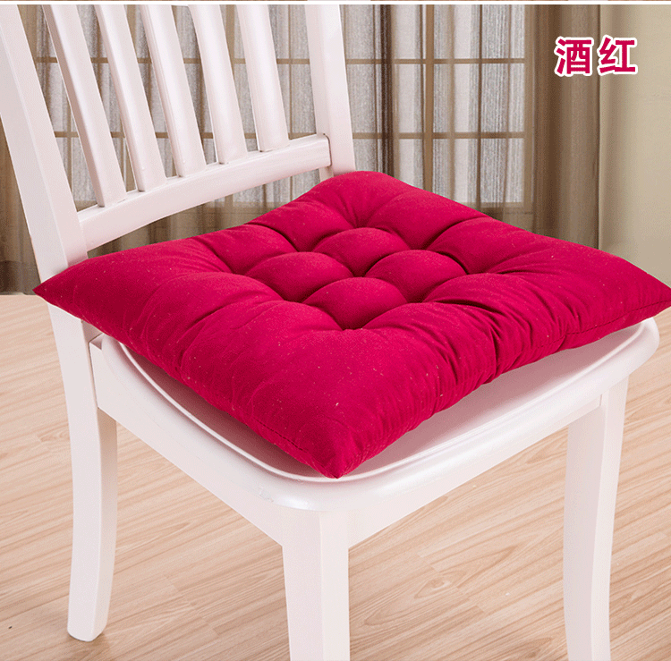 华庭丽娜抱枕靠垫坐垫餐椅垫 深蓝 40cm*40cm