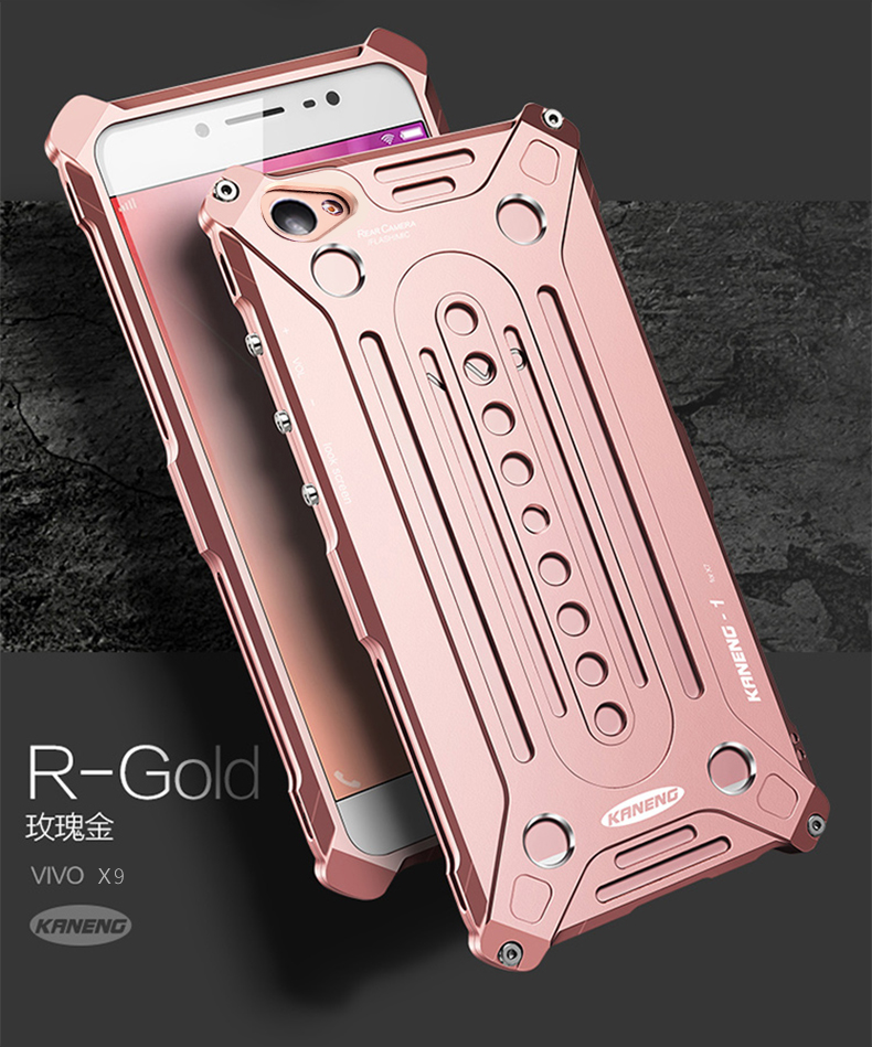 KANENG Powerful Aluminum Shell Shockproof Aerospace Metal Case Cover for vivo X9