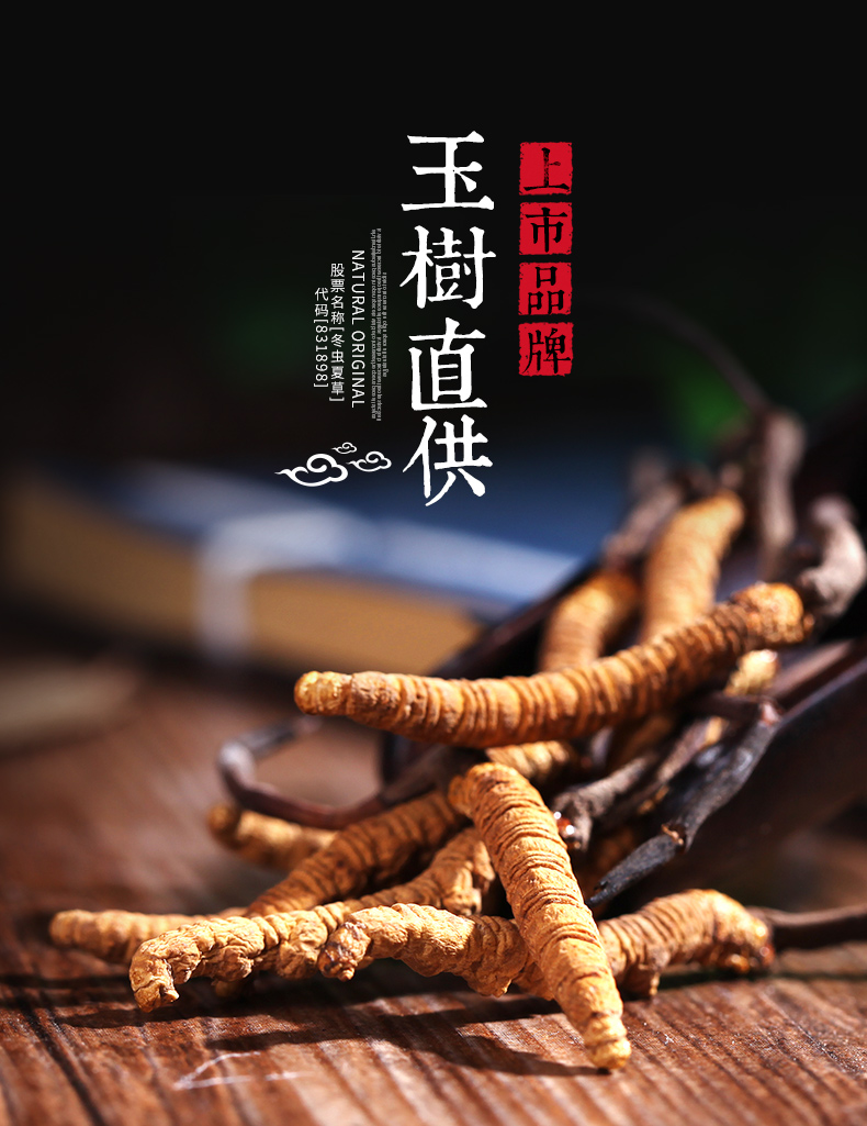 三江源 冬虫夏草 玉树虫草2根一克 野生虫草8g虫草礼盒 顺丰 包邮_ 6