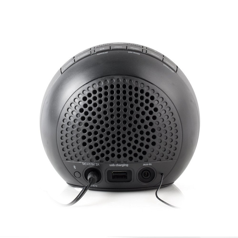 ihome 便携蓝牙音箱 变色usb手机充电底座fm收音机 可爱闹钟ibt29bc