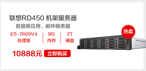 联想(ThinkServer)RD650 2U机架式服务器主机