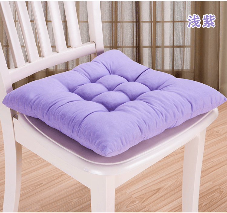 华庭丽娜抱枕靠垫坐垫餐椅垫 深蓝 40cm*40cm