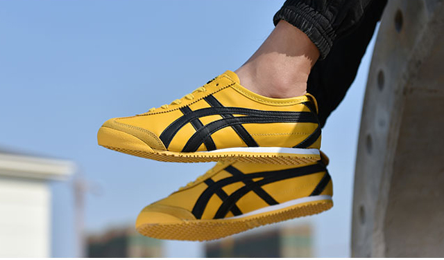 onitsukatiger鬼冢虎男女鞋李小龙款低帮时尚休闲鞋轻便透气mexico 66