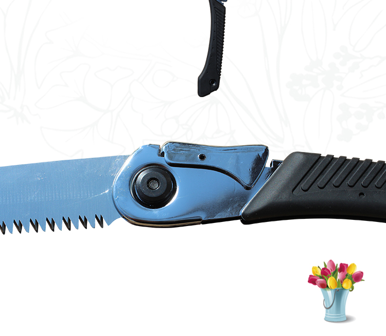 佐川吉210250折叠锯园林果树用手锯修枝锯250折叠锯红色手柄