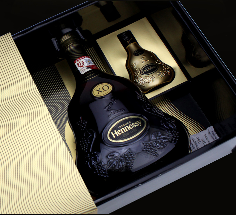 高华仕轩尼诗xo700ml金色礼盒装干邑白兰地原装进口洋酒