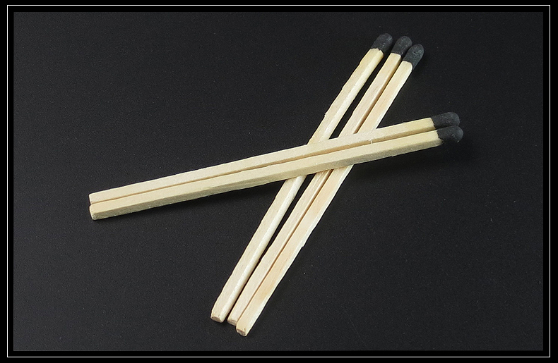 希洛shiloh古巴雪茄专用低硫火柴加长白杨木火柴梗 1大盒{含10小盒}