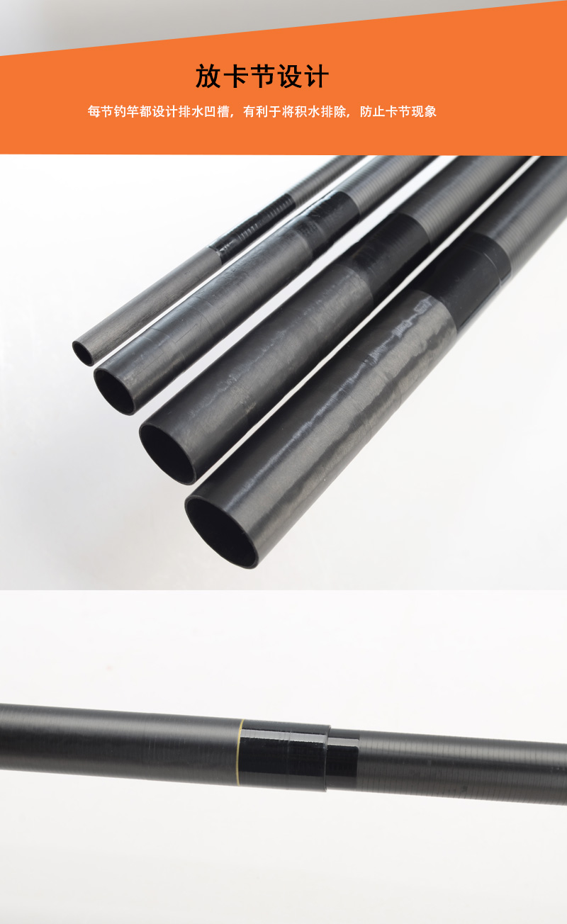 迪佳黑纹鲤黑纹鲤黑坑版鲤竿碳素材质钓竿渔具黑纹鲤27米