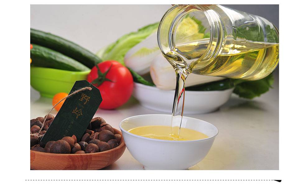 野岭有机茶油纯山茶油一级物理冷压榨山茶籽油月子油食用油250ml