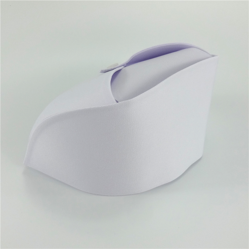 巧护士白色蓝色粉色墨绿色护士燕帽护士长帽燕尾帽护理部主任帽横杠