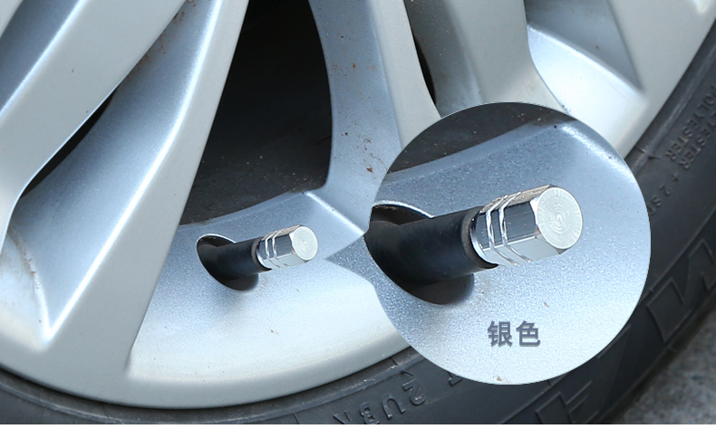 汽车轮胎气门嘴帽个性铝合金汽嘴帽气门芯帽气嘴盖防尘帽防漏通用