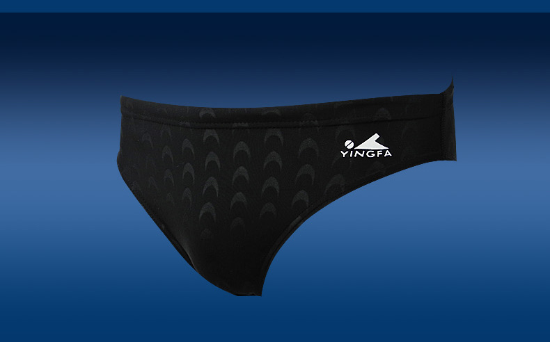 英发(yingfa) 英发/yingfa男印花 三角泳裤男士游泳裤 9201-1黑色 xxl