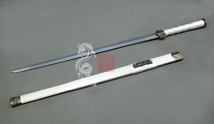 品名: 长款四面汉剑3种颜色鞘 任选 ◎规格(cm): 全长:110刃长:75刃