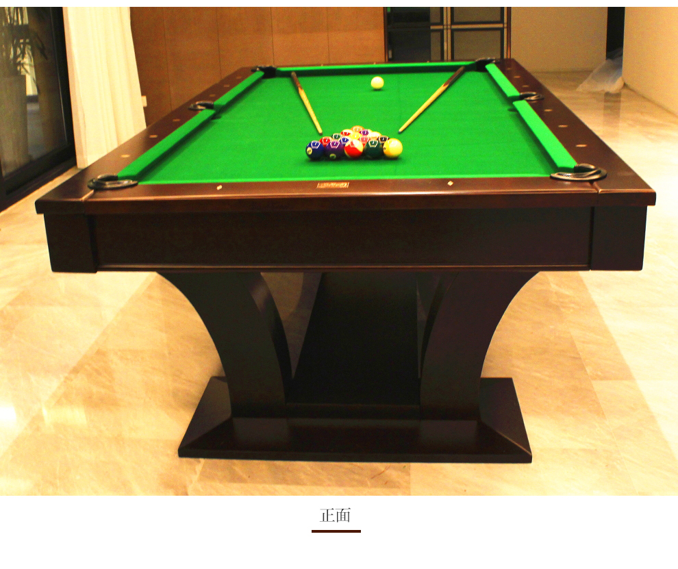 tb腾勃标准台球桌家用美式落袋16彩中式黑8花式九球桌标准成人家用
