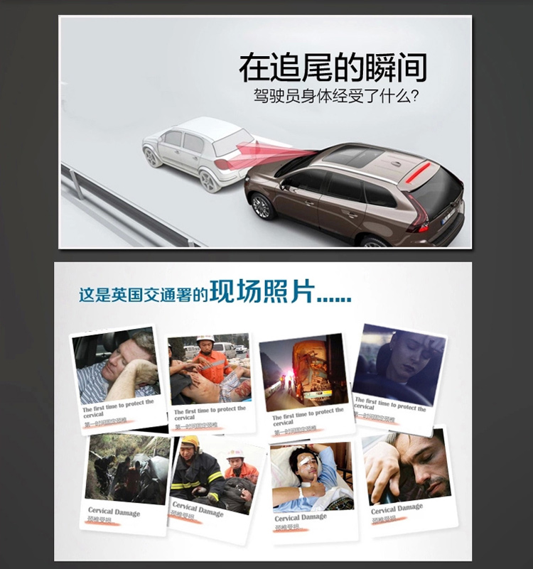 【YANA】汽车头枕护腰靠垫套装 车用腰靠头枕组合 记忆棉护颈枕 办公室护腰靠垫抱枕 灰色