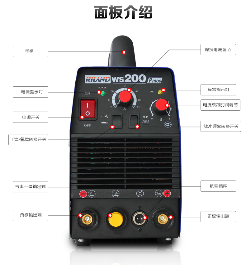 氩弧焊机字母代表图片