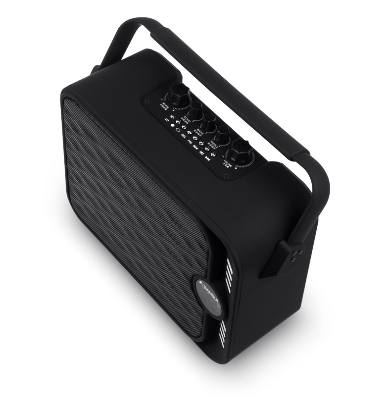 sansui/山水ss1-06广场舞音响便携式手提音响带插卡蓝牙户外音响 黑色