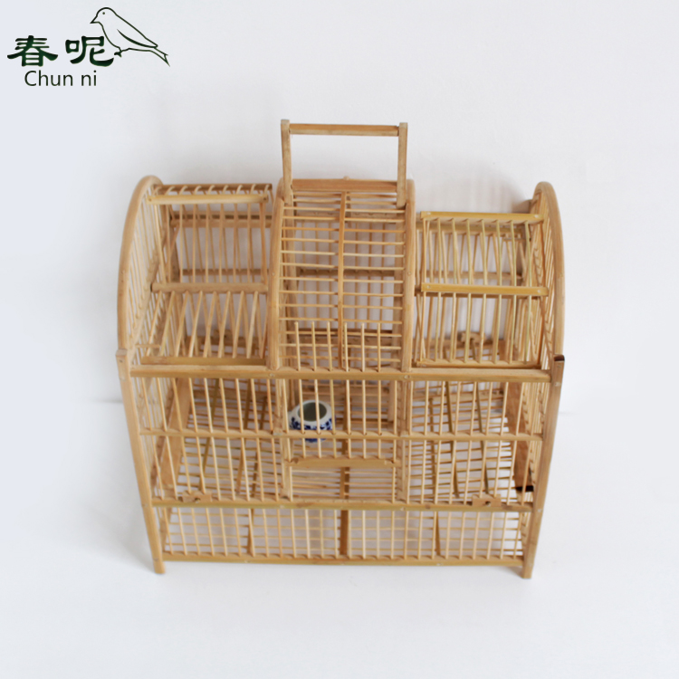 手工风车鸟笼子滚踏双面机关风车滚笼鸟笼打笼大号风车笼长55宽31高45