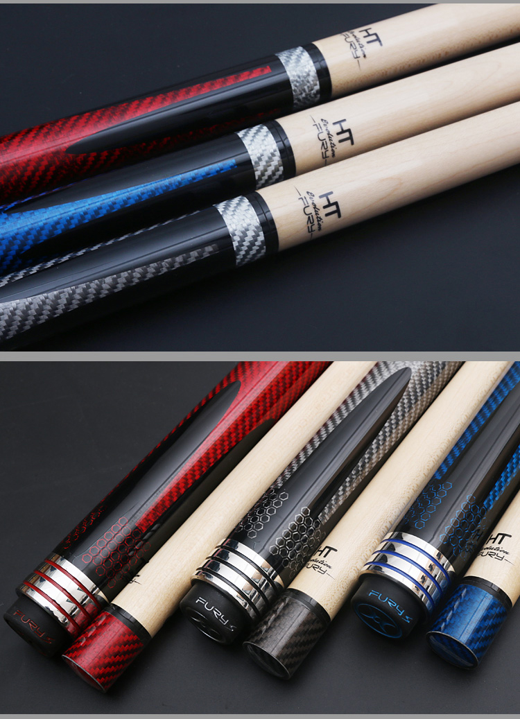 威利fury飞利fg台球杆小头中式八球九球杆大头飞利黑8球杆黑八桌球杆