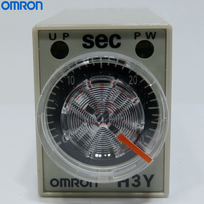 欧姆龙omron小型时间继电器h3y2c30s24vdc8脚