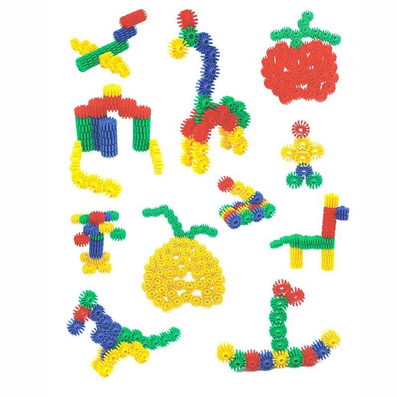 大颗粒圆形齿轮拼插拼装积木幼儿园桌面早教儿童玩具