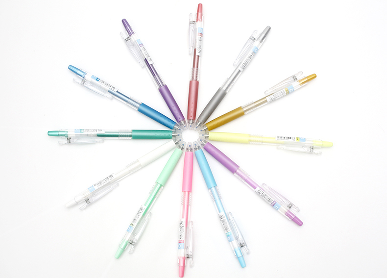 日本pilot百乐lju10ef果汁色签字笔juice系列金属色珠光色手账中性笔0