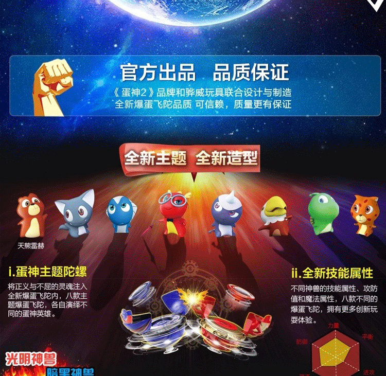 蛋神奇踪2魔龙威斯最强魔幻飞陀 爆蛋飞陀 神龙凯欧天熊雷赫岩豹列迦