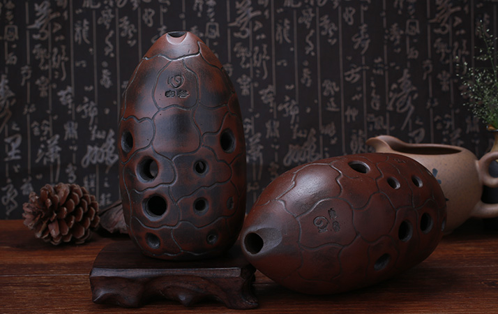 奇宝居 空谷埙 10孔埙 双腔十孔笔筒埙 演奏埙g调 可水洗埙f调乐器 f