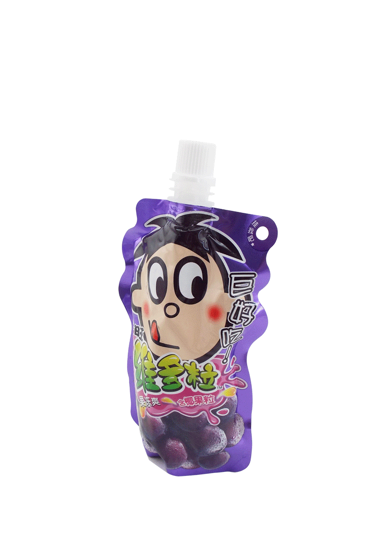 旺旺维多粒果冻爽150gx8包装可吸果冻多种水果口味选择儿童休闲零食