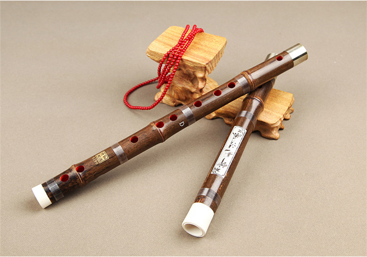 奇宝居笛子双插两节笛子初学紫竹笛子f调cdeg调笛子名族乐器s199g调