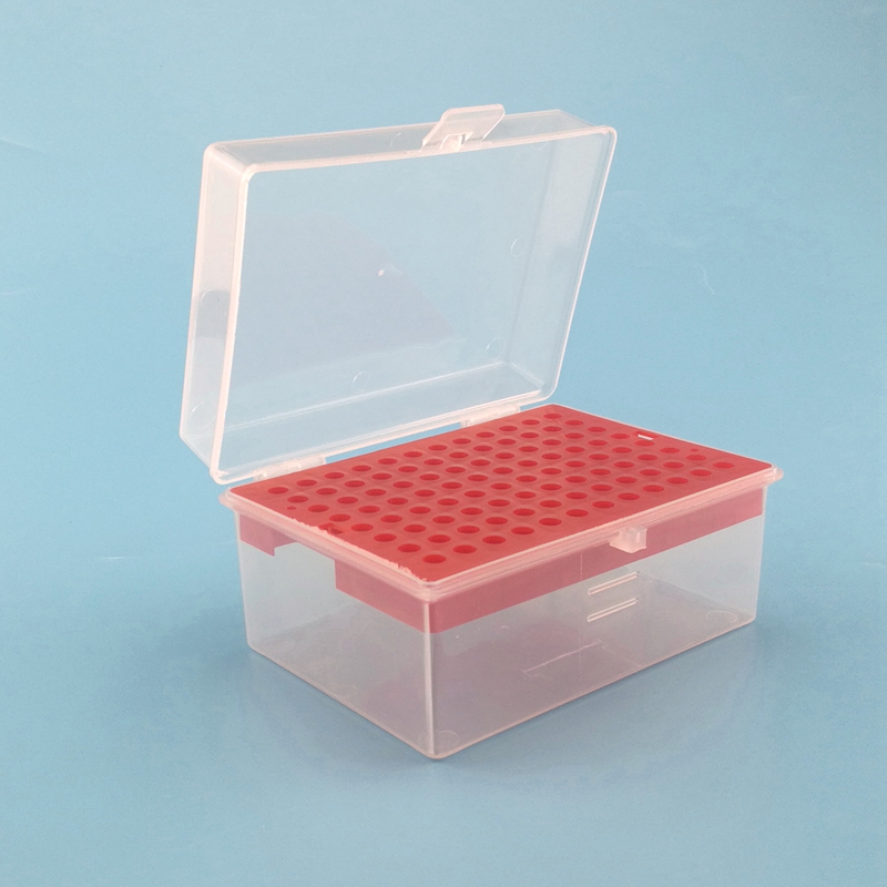 移液器枪头盒红芯200ul吸头盒tip头盒吸嘴盒吸咀盒96孔丫米开票丫米