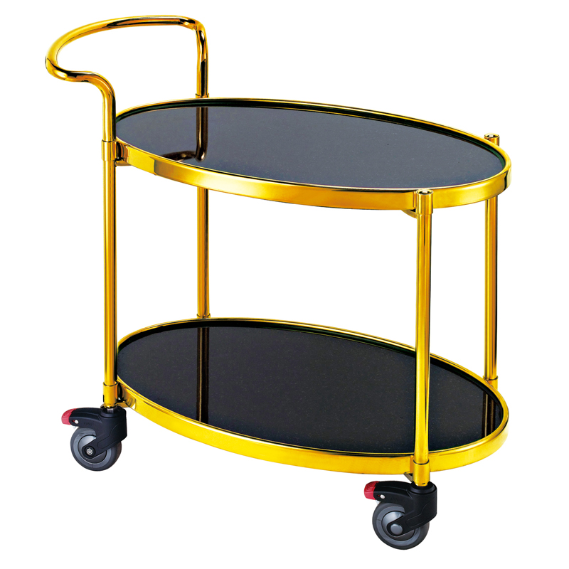 南gnf新品酒水车手推车二层酒水服务车大堂茶水饮料车酒店餐车推车