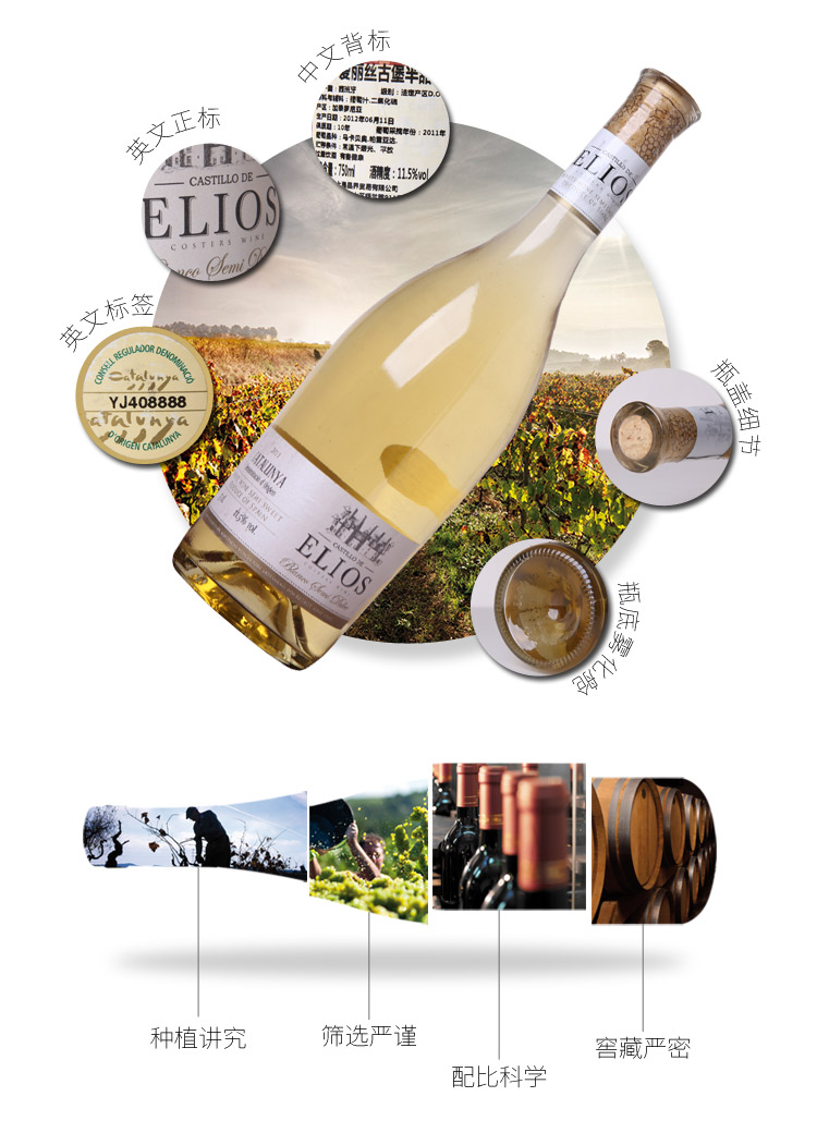 马赛特酒庄 西班牙原瓶进口红酒马赛特爱丽丝