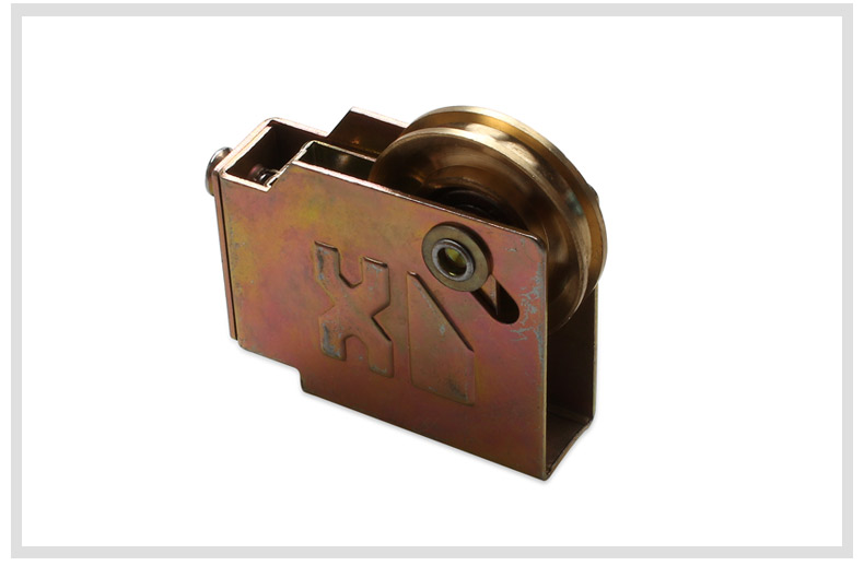 90型铝合金门窗滑轮 移窗钢轴铜轮 老式推拉窗户滚轮 铜滑轮 窗配件