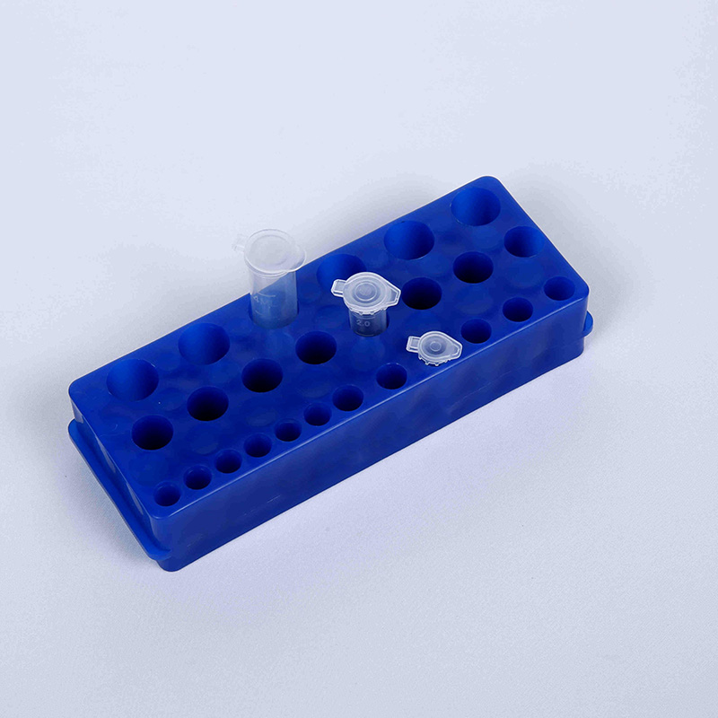 丫米 离心管双面架离心管两用架 离心管双面板pcr管ep架开票 96孔(0.