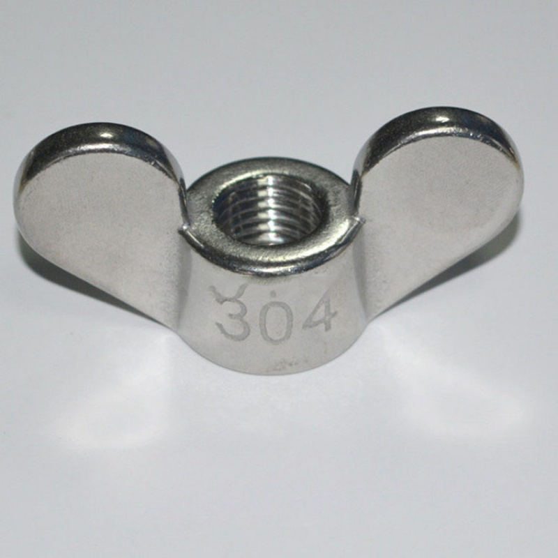 304不锈钢蝶形螺母吊环螺帽防松吊母螺丝帽罗丝帽m4--m16 m16