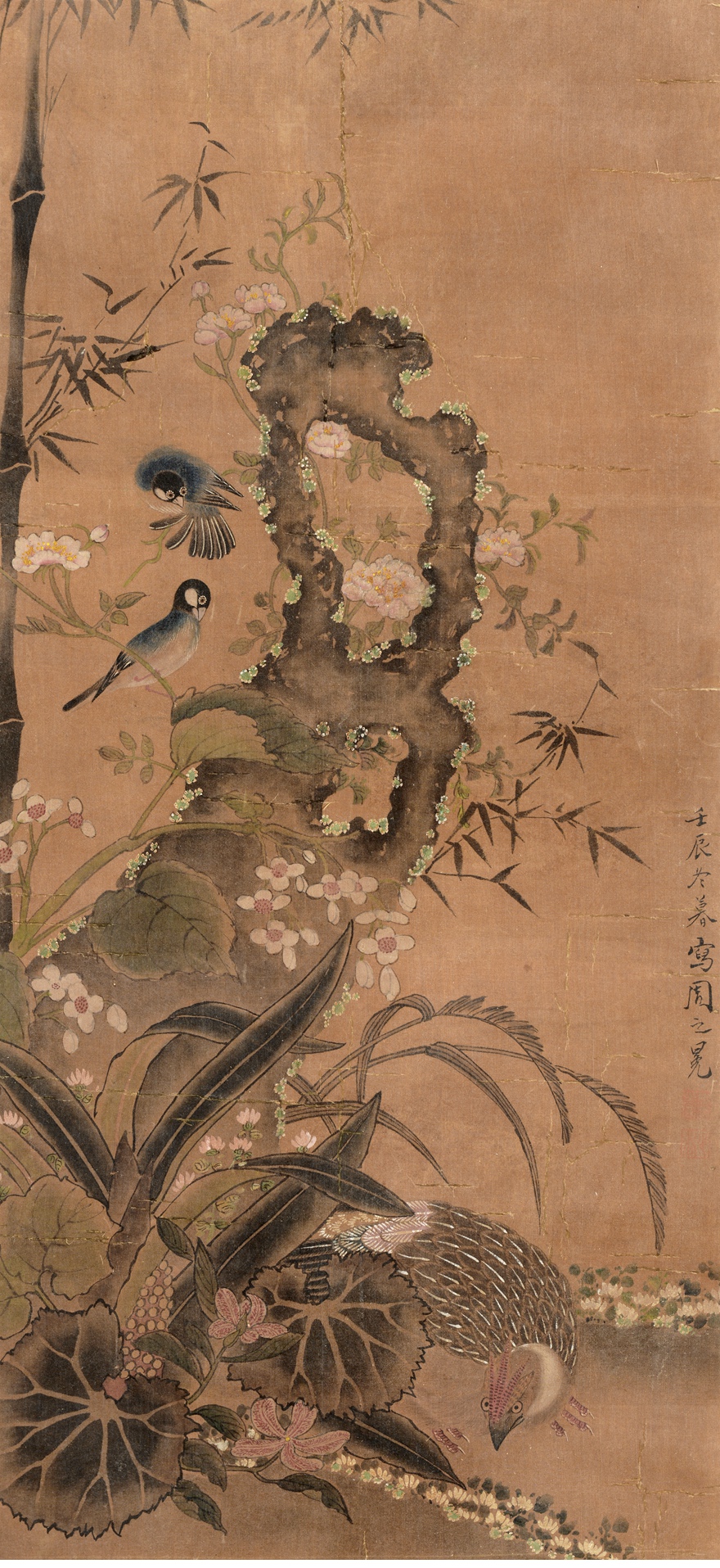 周之冕《花鸟》