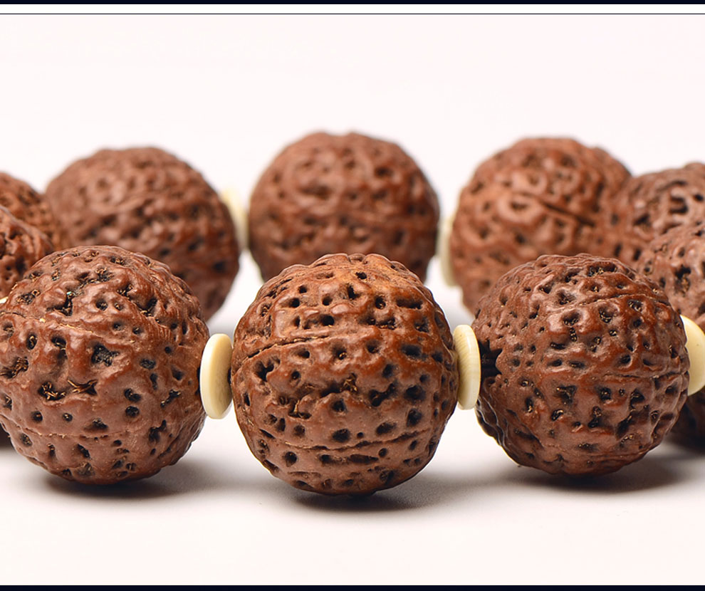 印尼爆肉八瓣大金刚菩提子手串男士8瓣满肉菩提子原籽佛珠手链男女