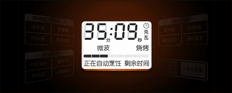 美的（Midea）X3-L232A微波炉23L 
