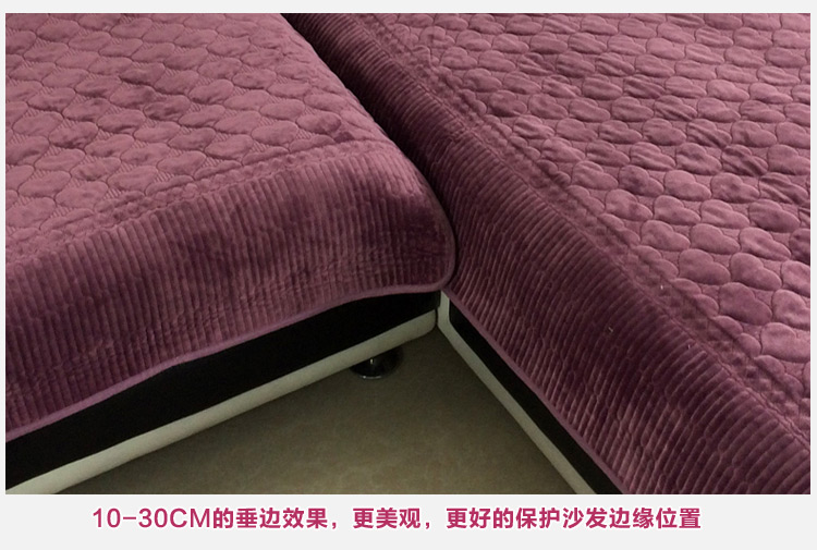 
                                        西子纱沙发垫沙发套防滑坐垫沙发巾四季毛绒沙发罩可定做 凤尾浅灰色 90*90CM可当靠背巾扶手                